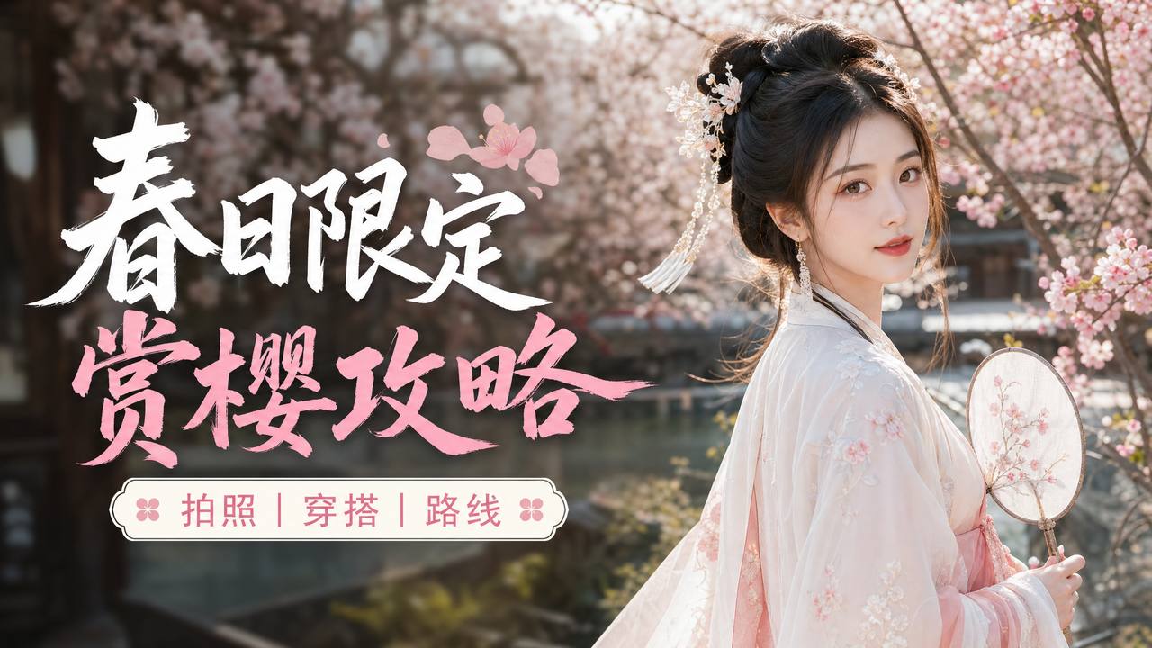 直播录屏视频-汉服美女写真视频拍摄教程